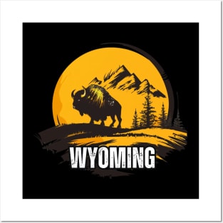 Wyoming State USA Posters and Art